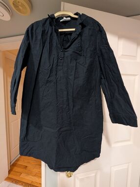 Black Pomander Place Shirt Dress | XXL